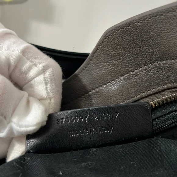 YSL Cabas Bold Y Grey Bag - Picture 15 of 17